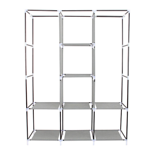 Armario portátil de tela con estructura rígida